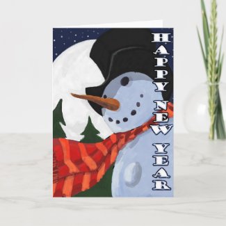 SNOWMAN card