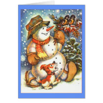 snowman Card by ogthug snowman Card