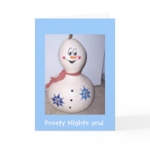 Snowman Card by gourds Snowman Card