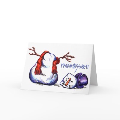 Snowman cards