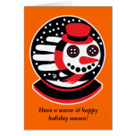 Snowman card