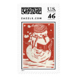 Snowman Caroler stamp
