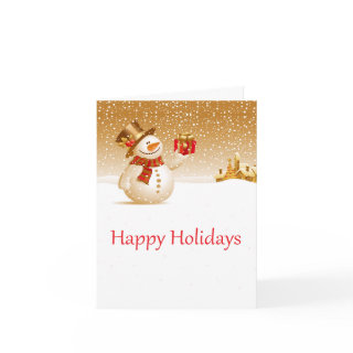 Snowman Cheer Greeting Cards