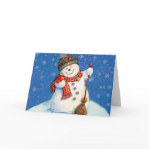 Snowman Christmas cards