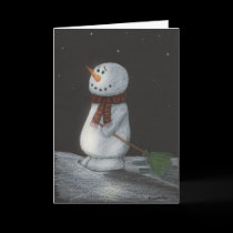 Snowman Christmas Card