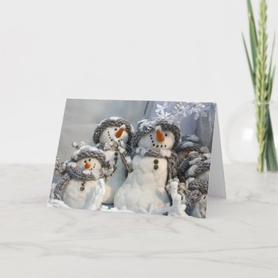 Snowman Christmas Greeting Cards