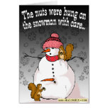 snowman Christmas Card