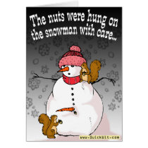 snowman Christmas Card