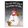 snowman Christmas Card