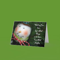snowman Christmas Card