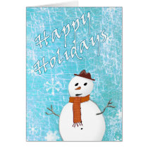 Snowman Christmas Card