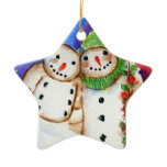 Snowman Christmas Family Ornament