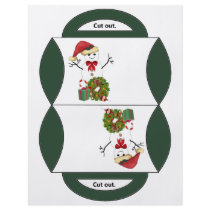 Snowman Christmas flyers