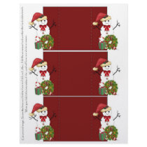 Snowman Christmas flyers by dianad11 Snowman Christmas flyers