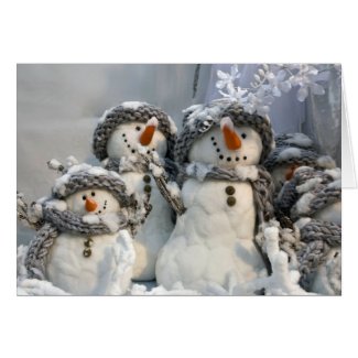 Snowman Christmas Greeting Cards