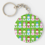 Snowman Christmas Keychain