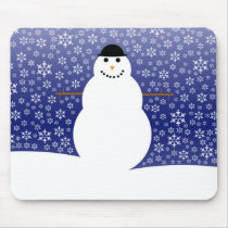 Snowman Christmas Mousepad