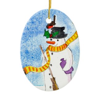 Snowman Christmas Ornament ornament