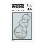 Snowman Christmas Ornament postage