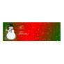 Snowman Christmas Tag Card