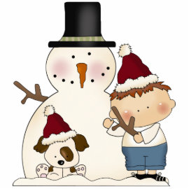 Snowman Christmas Tree Ornament photosculpture