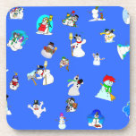 snowman cork coasters cork coasters