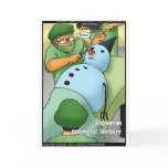 Snowman Cosmetic Surgery Funny Gifts Tees Cards