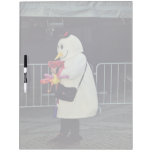 Snowman costume dry erase boards