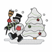 Snowman embroidered shirts