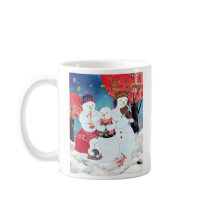 Snowman Family: Christmas Mug mugs