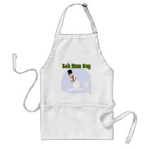 Snowman Farting Bah Hum Bug Green aprons by holidayhearth Snowman Farting Bah Hum Bug Green aprons