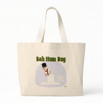Snowman Farting Bah Hum Bug Green bags by holidayhearth Snowman Farting Bah Hum Bug Green bags