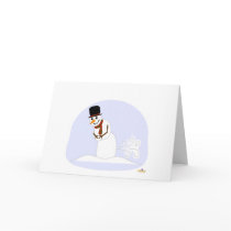 Snowman Farting Cards