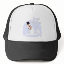 Snowman Farting Happy Hold Your Nose Blue hats by holidayhearth Snowman Farting Happy Hold Your Nose Blue hats