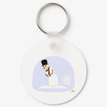 Snowman Farting keychains by holidayhearth Snowman Farting keychains