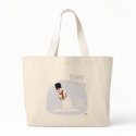 Snowman Farting Merry Sniff My Snow Blue bags