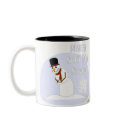 Snowman Farting Merry Sniff My Snow Blue mugs by holidayhearth Snowman Farting Merry Sniff My Snow Blue mugs