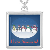 Snowman Fun (Customize Me) necklaces
