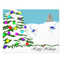 Snowman Fun Invitation