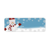 Snowman Gift Labels