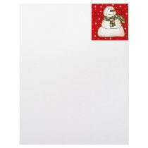 Snowman Gifts Letterhead Design
