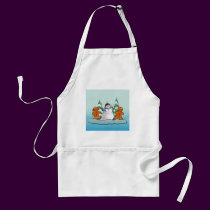 SNOWMAN & GINGERBREAD KIDS by SHARON SHARPE aprons