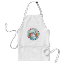 SNOWMAN & GINGERBREAD KIDS by SHARON SHARPE aprons by sharonsharpe SNOWMAN & GINGERBREAD KIDS by SHARON SHARPE aprons