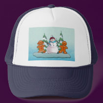 SNOWMAN & GINGERBREAD KIDS by SHARON SHARPE hats