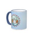 SNOWMAN & GINGERBREAD KIDS by SHARON SHARPE mugs