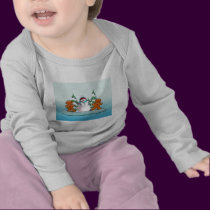 SNOWMAN & GINGERBREAD KIDS by SHARON SHARPE t-shirts