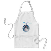 SNOWMAN GLOBES by SHARON SHARPE aprons