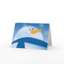 snowman greeting card