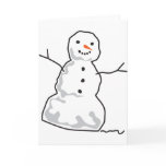 Snowman Greeting Card