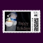Snowman Happy Holidays Postage